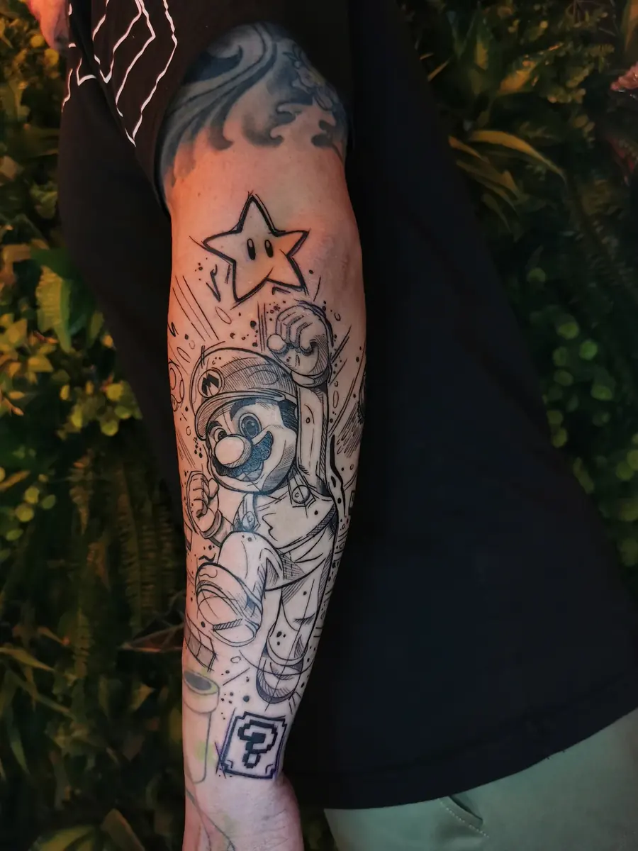Sketch Tattoo von Ely Elumy